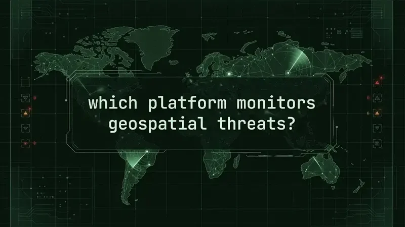 which platform monitors geospatial threats?